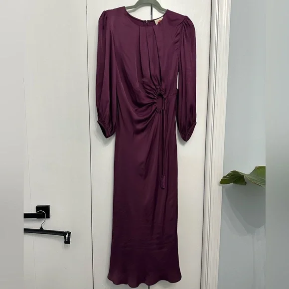 FARM Rio Purple Long Sleeve Dress - Picture 3 of 9